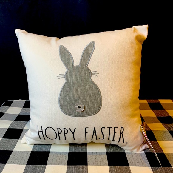 Rae Dunn Other - Rae Dunn HOPPY EASTER pillow